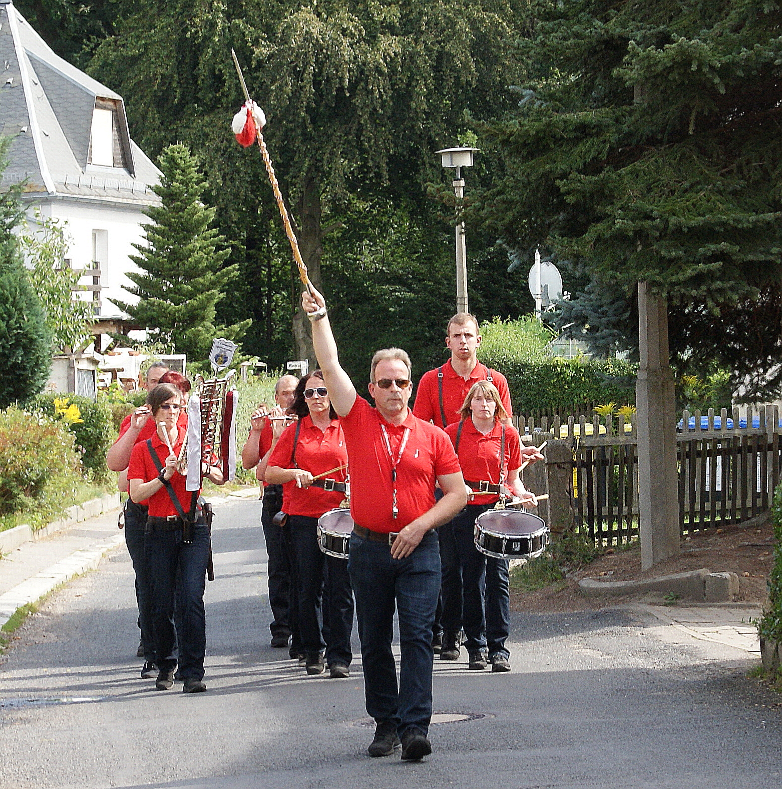 Spielmannszug in Aktion